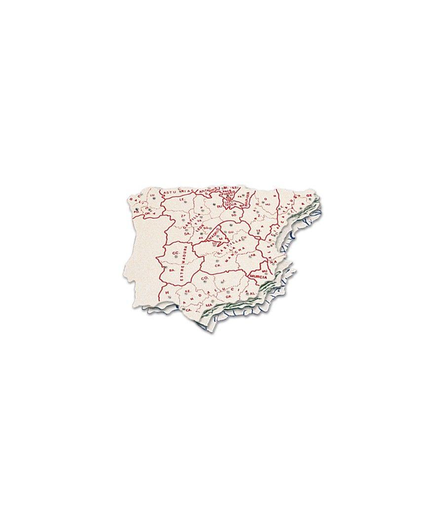 Plantilla liderpapel mapa españa plástico 15x12,5 cm bolsa de 3 unidades - Imagen 1