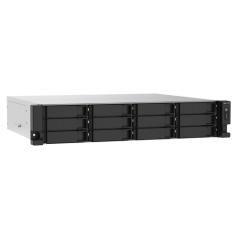 QNAP TS-1273AU-RP-8G servidor de almacenamiento NAS Bastidor (2U) Ethernet Negro, Gris V1500B - Imagen 4