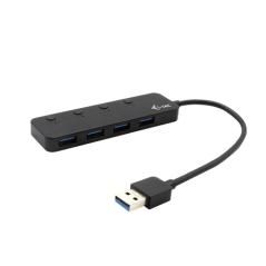 i-tec USB 3.0 Metal HUB 4 Port with individual On/Off Switches - Imagen 1
