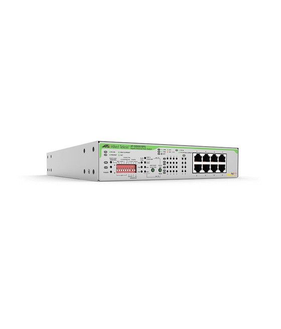Allied Telesis AT-GS920/8PS-50 No administrado Gigabit Ethernet (10/100/1000) Energía sobre Ethernet (PoE) 1U Gris - Imagen 1