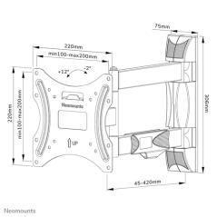 Neomounts by Newstar soporte de pared para tv - Imagen 17