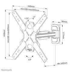 Neomounts by Newstar Select soporte de pared para tv - Imagen 20