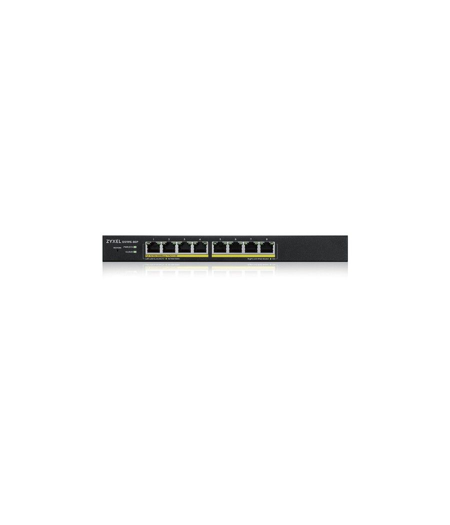 Zyxel GS1915-8EP Gestionado L2 Gigabit Ethernet (10/100/1000) Energía sobre Ethernet (PoE) Negro - Imagen 1