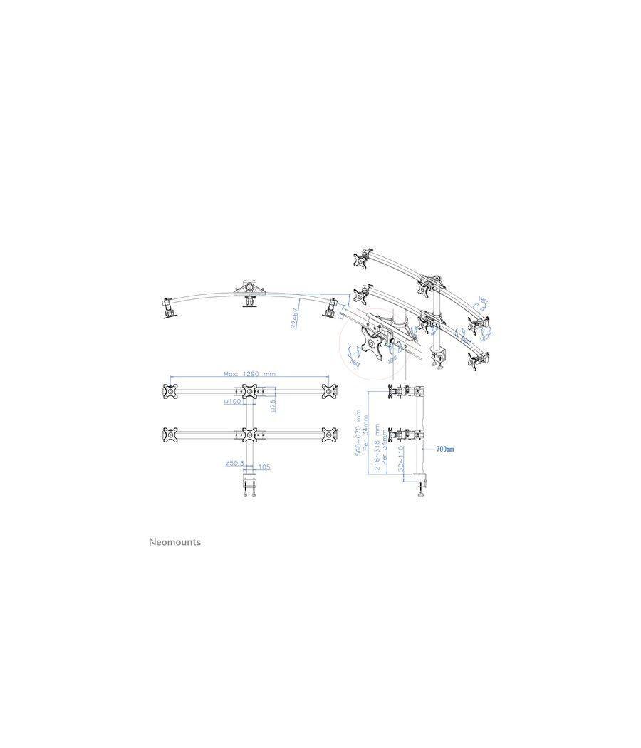 Neomounts by Newstar Soporte de escritorio para monitor - Imagen 3