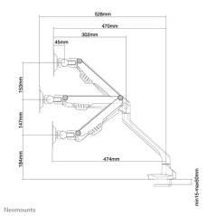 Neomounts by Newstar Soporte de escritorio para monitor - Imagen 3