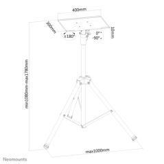 Neomounts by Newstar Soporte de Suelo para Ordenadores Portátiles, Proyectores & Pantalla Plana - Imagen 3