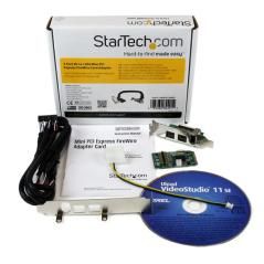 StarTech.com Adaptador Tarjeta Mini PCI Express PCIe FireWire 2 Puertos 1394b FW800 1 Puerto 1394a FW400 - Imagen 7