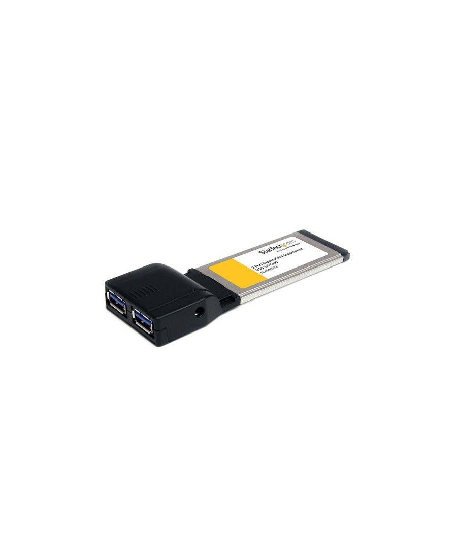 StarTech.com Tarjeta Adaptador ExpressCard/34 USB 3.0 SuperSpeed de 2 Puertos con UASP - Imagen 1