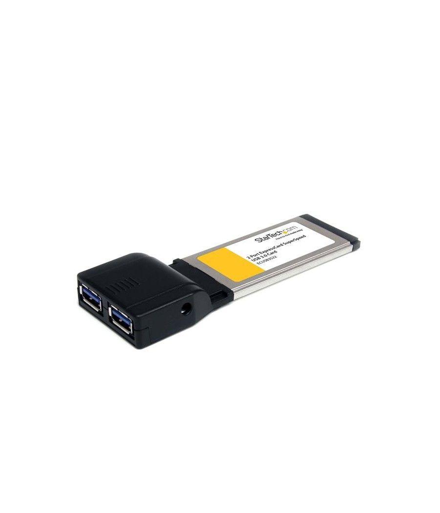 StarTech.com Tarjeta Adaptador ExpressCard/34 USB 3.0 SuperSpeed de 2 Puertos con UASP - Imagen 2