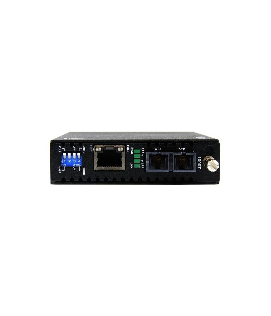 StarTech.com Conversor de Medios Gigabit Ethernet a Fibra Multi Modo Conector SC - 550m - Imagen 3