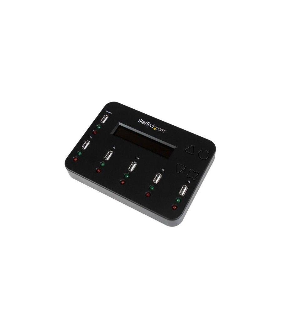 StarTech.com Clonador y Borrador Autónomo de Unidades de Memoria Flash USB 1:5 - Copiador de Memorias USB - Imagen 1