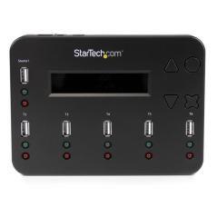 StarTech.com Clonador y Borrador Autónomo de Unidades de Memoria Flash USB 1:5 - Copiador de Memorias USB - Imagen 3
