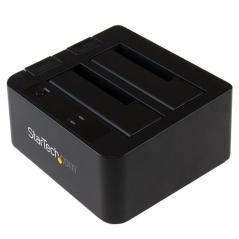 StarTech.com Base de Conexión USB 3.1 (10Gbps) con UAS de 2 Bahías para Disco Duro o SSD SATA de 2,5 o 3,5 Pulgadas - Imagen 1