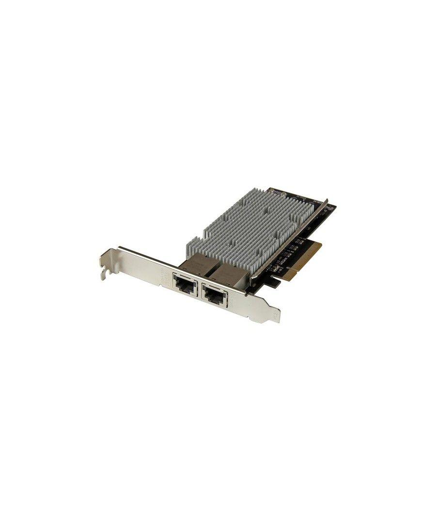StarTech.com Tarjeta Adaptador de Red PCI Express Ethernet 10GBase-T con 2 Puertos RJ45 Chipset Intel x540 - Imagen 1