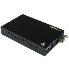 StarTech.com Conversor de Medios de Ethernet Gigabit de Cobre a Fibra - Monomodo LC - 10km - Imagen 1
