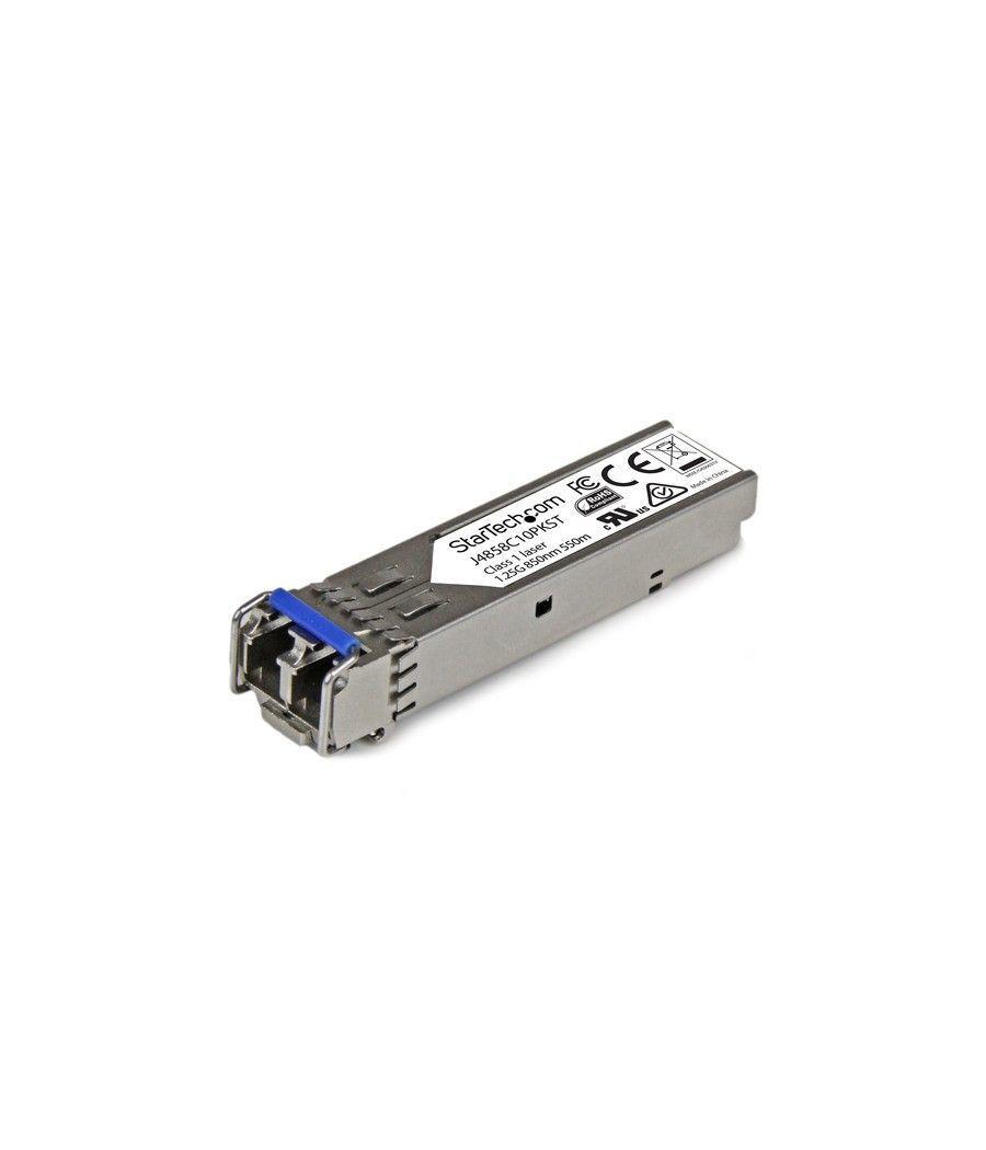 StarTech.com Paquete de 10 Módulos SFP Compatibles con HPE J4858C - 1000BASE-SX - Fibra Multimodo MMF de 1 GbE - SFP Ethernet Gi