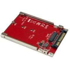 StarTech.com Tarjeta Adaptador PCI Express M.2 a U.2 SFF8639 para SSD NVMe M.2 - Conversor para SSD M.2 - Tarjeta Anfitrión para