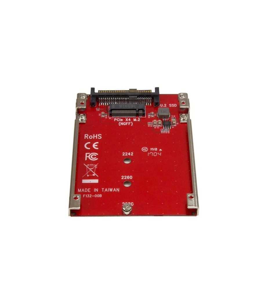 StarTech.com Tarjeta Adaptador PCI Express M.2 a U.2 SFF8639 para SSD NVMe M.2 - Conversor para SSD M.2 - Tarjeta Anfitrión para