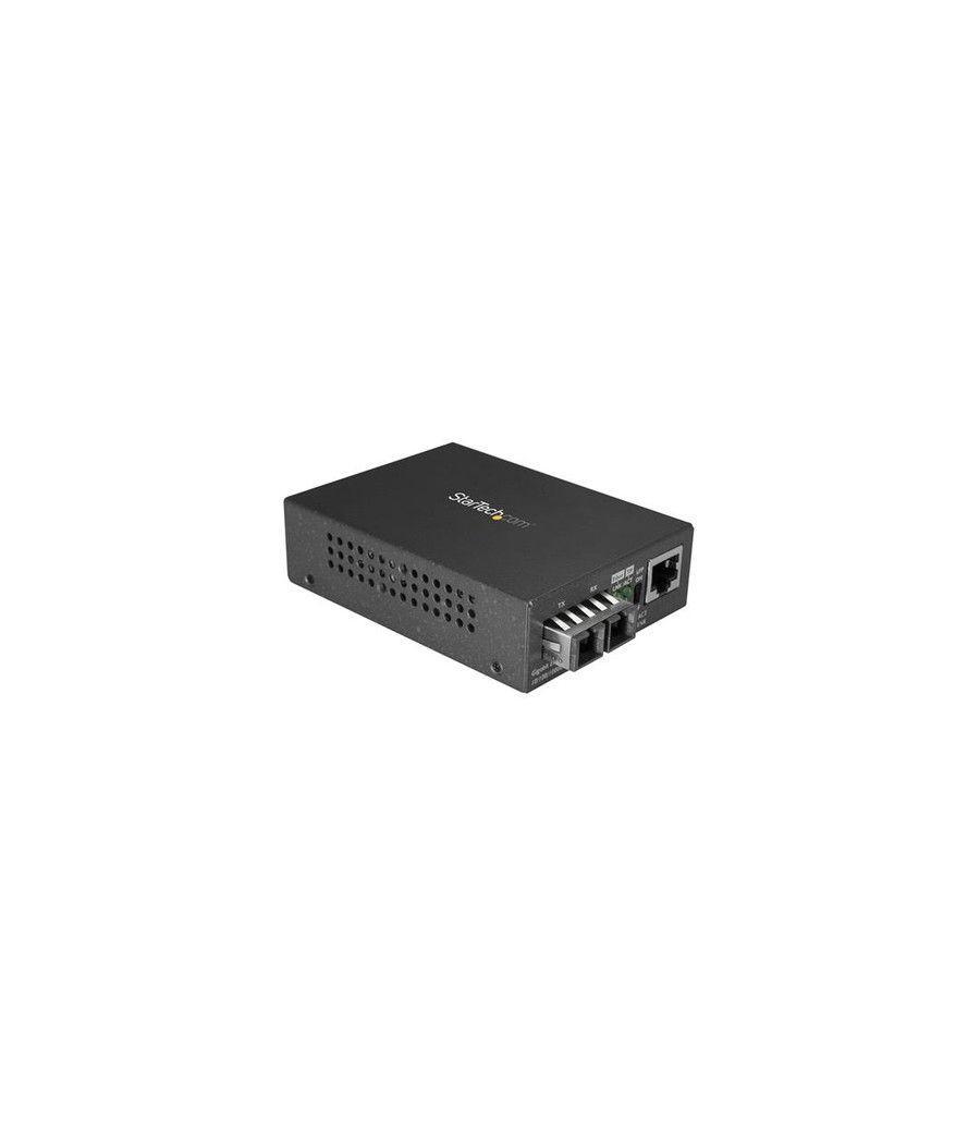 StarTech.com MCMGBSCSM10 convertidor de medio 1000 Mbit/s 1310 nm Monomodo Negro - Imagen 1