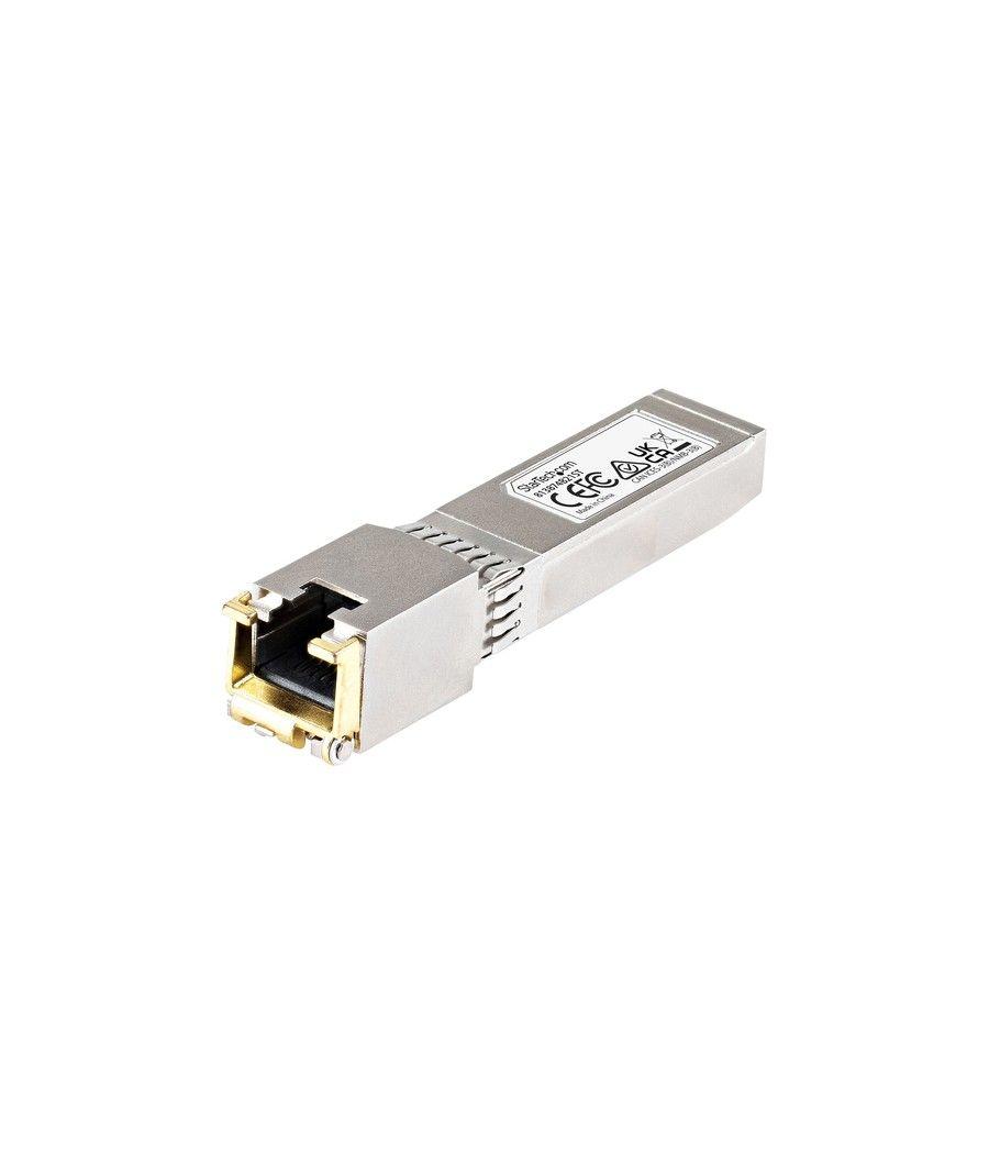 StarTech.com Módulo Transceptor SFP+ Compatible con HPE 813874-B21 - 10GBASE-T - SFP a RJ45 Cat6 / Cat5e - SFP+ Ethernet Gigabit