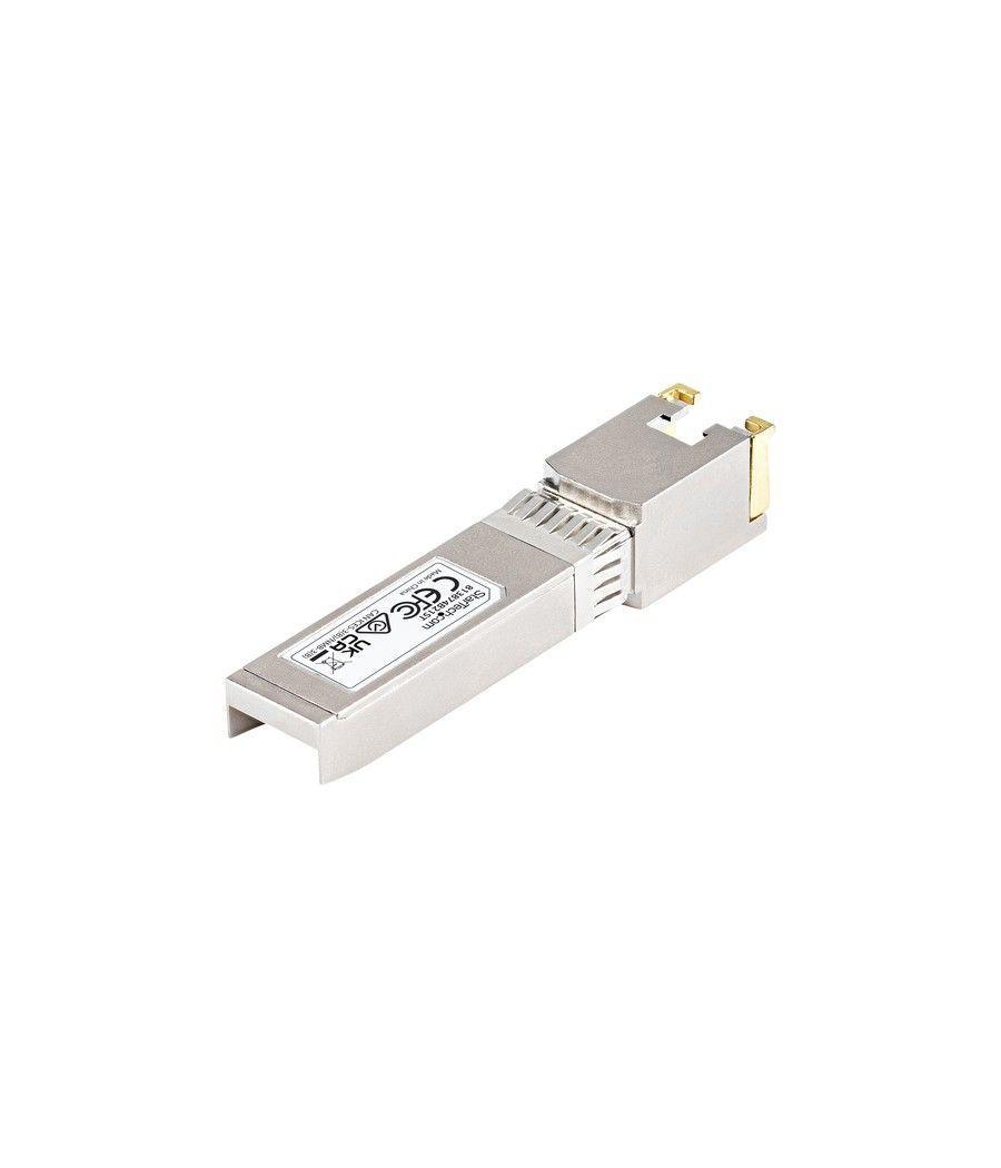 StarTech.com Módulo Transceptor SFP+ Compatible con HPE 813874-B21 - 10GBASE-T - SFP a RJ45 Cat6 / Cat5e - SFP+ Ethernet Gigabit