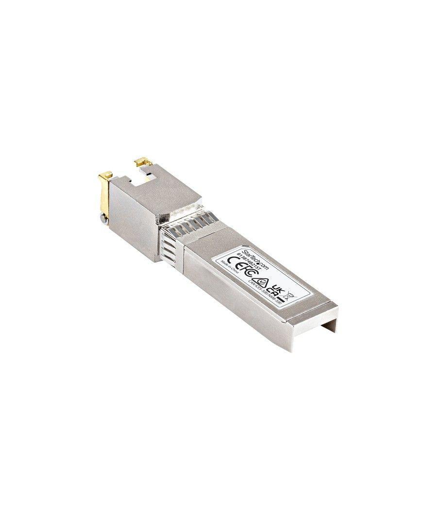 StarTech.com Módulo Transceptor SFP+ Compatible con HPE 813874-B21 - 10GBASE-T - SFP a RJ45 Cat6 / Cat5e - SFP+ Ethernet Gigabit