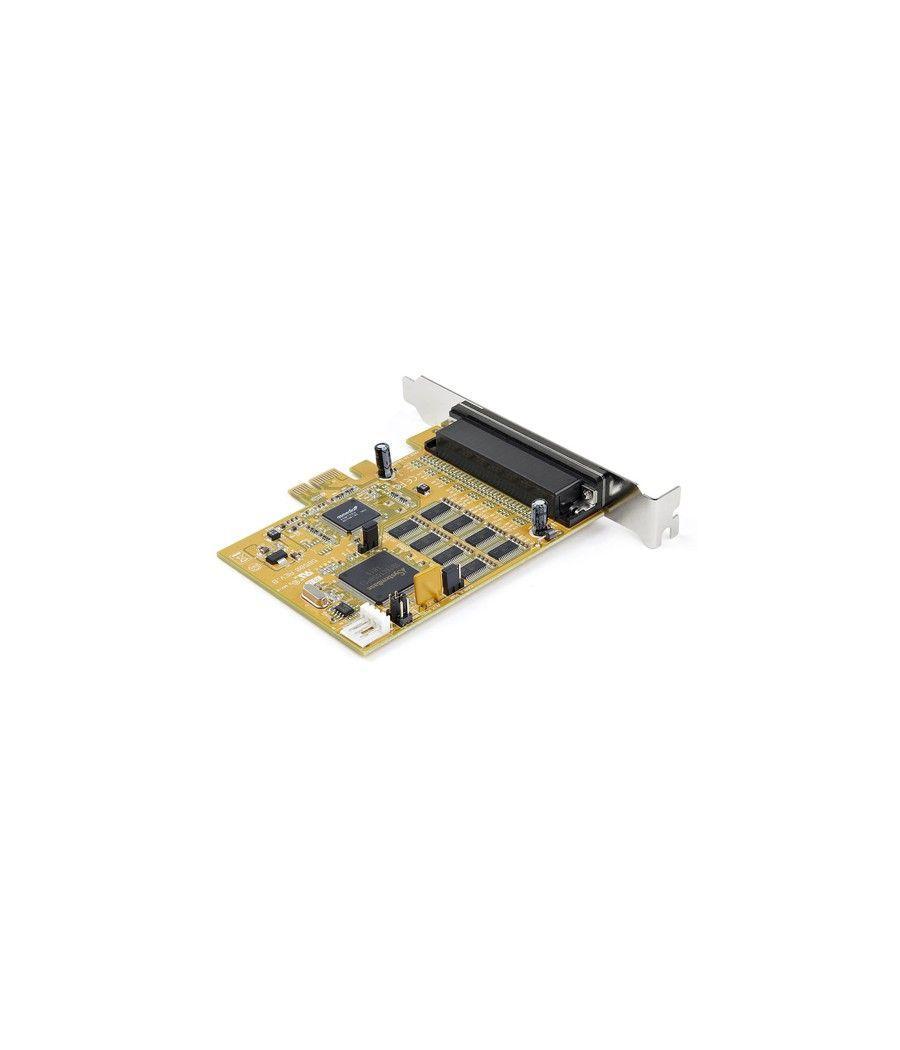 StarTech.com Tarjeta Adaptadora PCI Express Serie de 8 Puertos RS232 - Tarjeta Serial PCIe - DB9 UART 16C1050 - Tarjeta de Expan