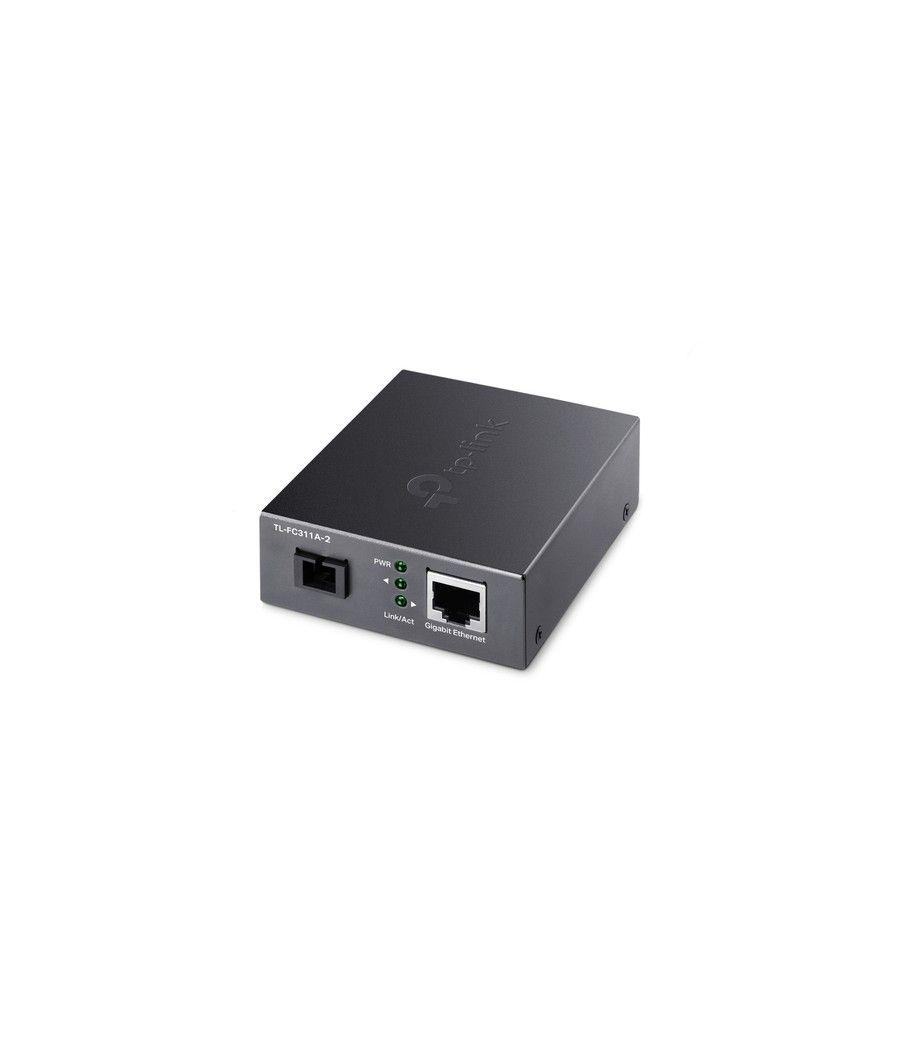 TP-LINK TL-FC311A-2 convertidor de medio 1000 Mbit/s Negro - Imagen 1