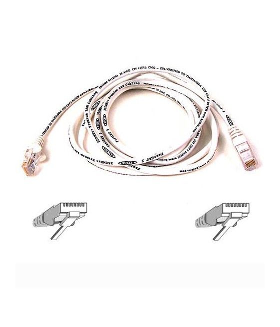 Belkin Cable Patch Cat6 RJ45 Snagless White 1m cable de red Blanco - Imagen 1
