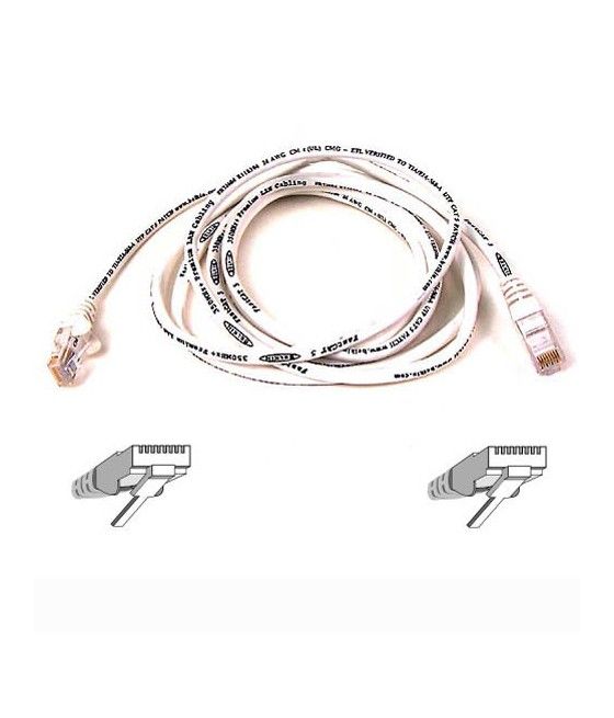 Belkin Cable Patch Cat6 RJ45 Snagless White 1m cable de red Blanco