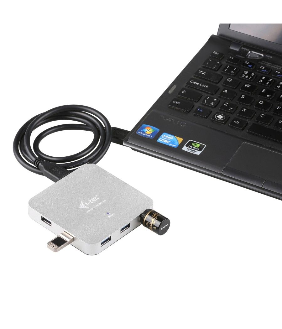 i-tec Metal Superspeed USB 3.0 7-Port Hub - Imagen 7