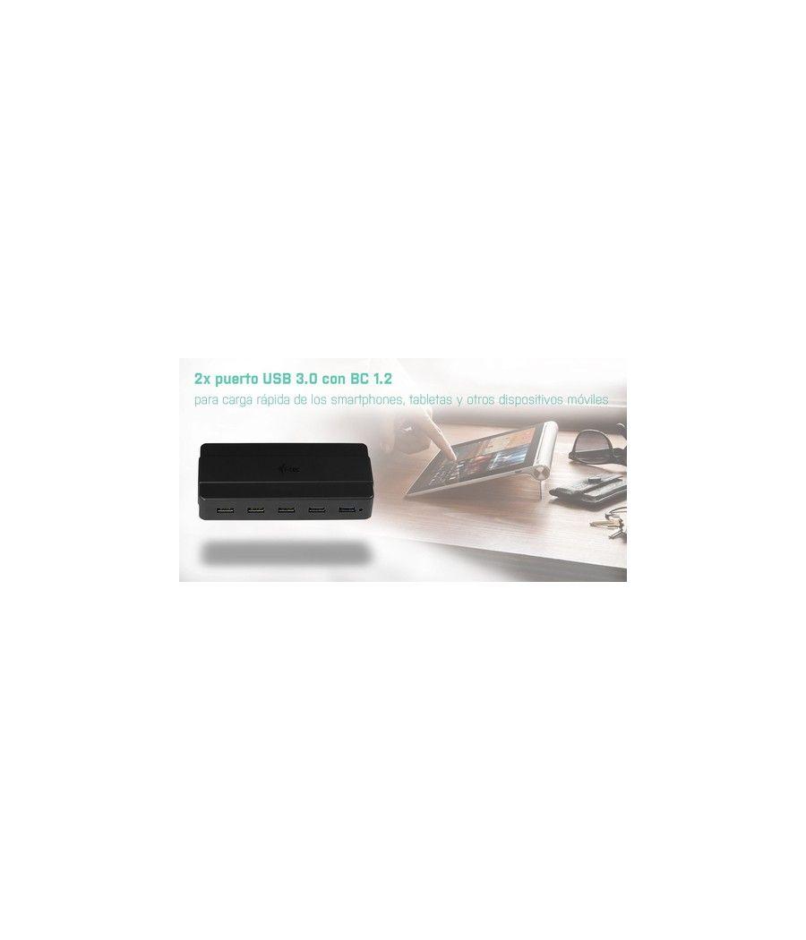 i-tec USB 3.0 Charging HUB 7 Port + Power Adapter - Imagen 2