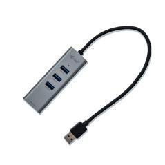 i-tec Metal USB 3.0 HUB 3 Port + Gigabit Ethernet Adapter - Imagen 3
