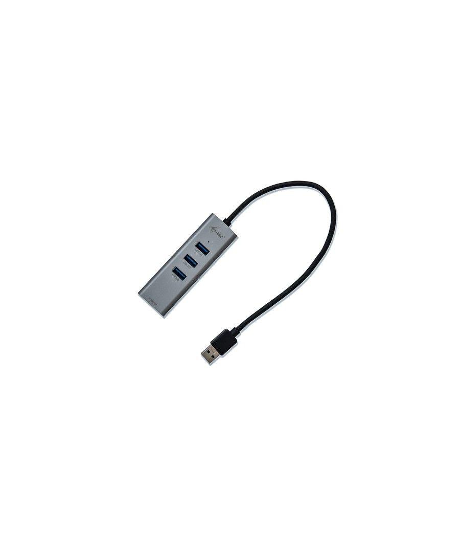 i-tec Metal USB 3.0 HUB 3 Port + Gigabit Ethernet Adapter - Imagen 3