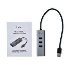 i-tec Metal USB 3.0 HUB 3 Port + Gigabit Ethernet Adapter - Imagen 5