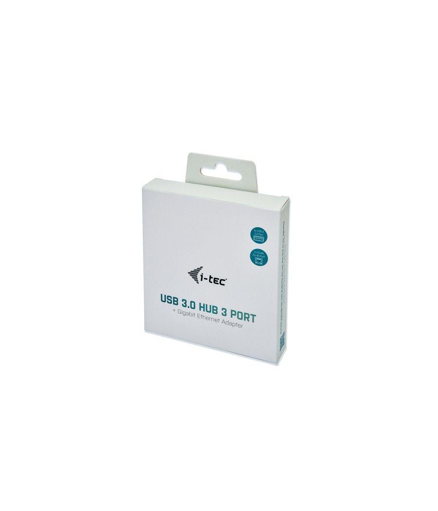 i-tec Metal USB 3.0 HUB 3 Port + Gigabit Ethernet Adapter - Imagen 6