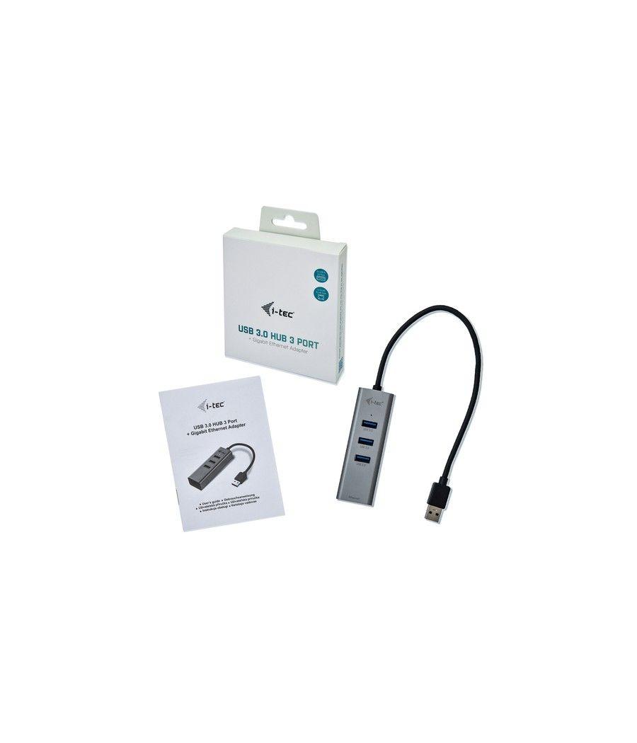 i-tec Metal USB 3.0 HUB 3 Port + Gigabit Ethernet Adapter - Imagen 7