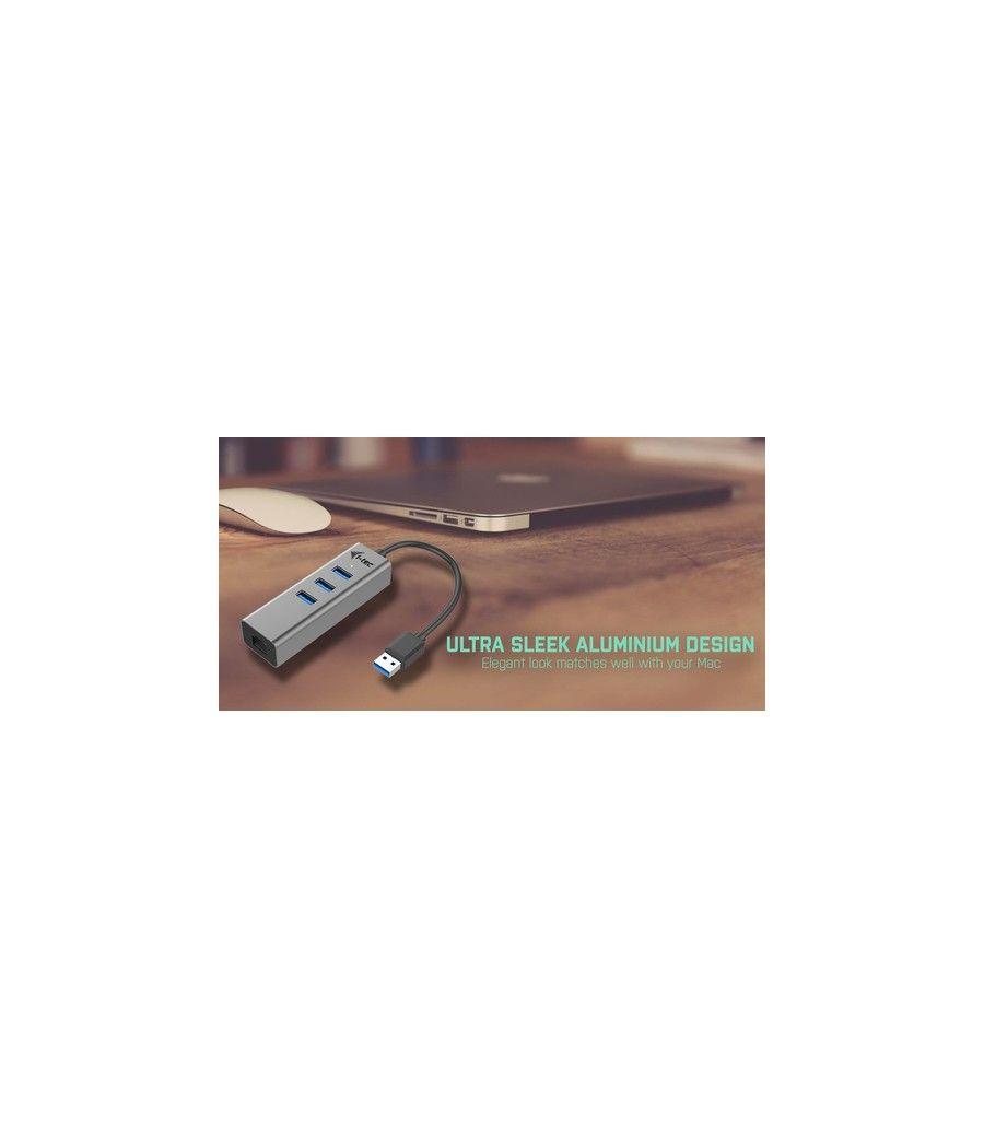 i-tec Metal USB 3.0 HUB 3 Port + Gigabit Ethernet Adapter - Imagen 8