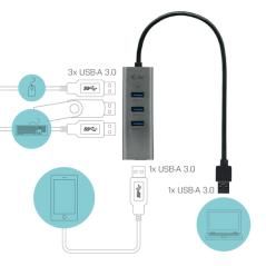 i-tec Metal USB 3.0 HUB 4 Port - Imagen 3