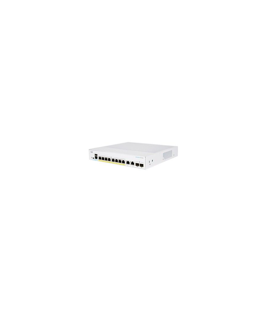Cisco CBS350-8P-E-2G-EU switch Gestionado L2/L3 Gigabit Ethernet (10/100/1000) Plata - Imagen 1