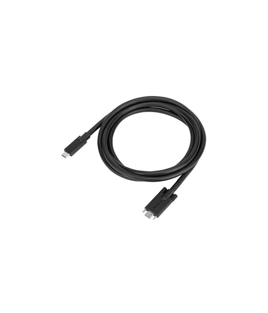 Targus ACC1122GLX cable USB 1,8 m USB 3.2 Gen 1 (3.1 Gen 1) USB C Negro - Imagen 4