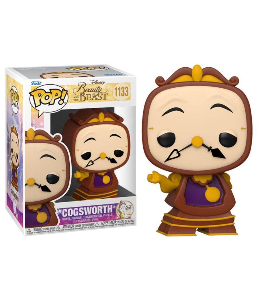 Funko pop disney la bella y la bestia cogsworth 57582 - Imagen 1