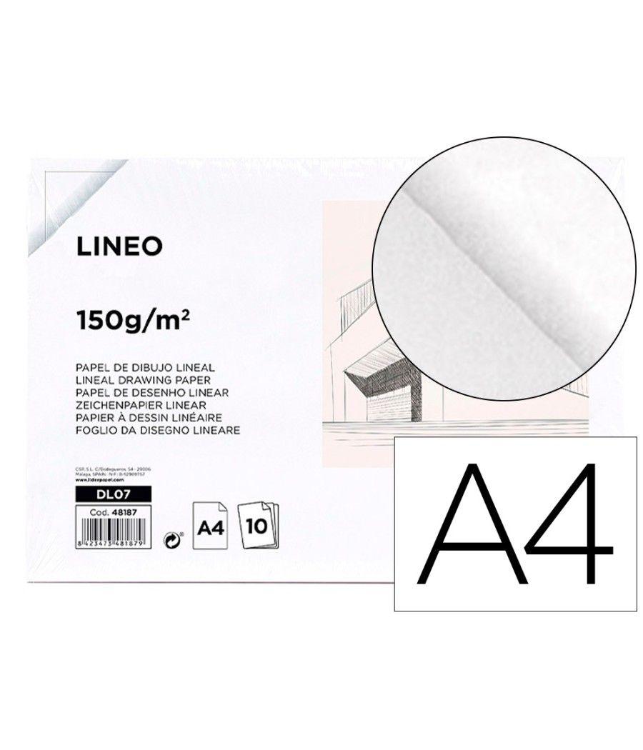 Papel dibujo liderpapel 210x297mm 150g/m2 sin recuadropack de 10 PACK 12 UNIDADES - Imagen 1