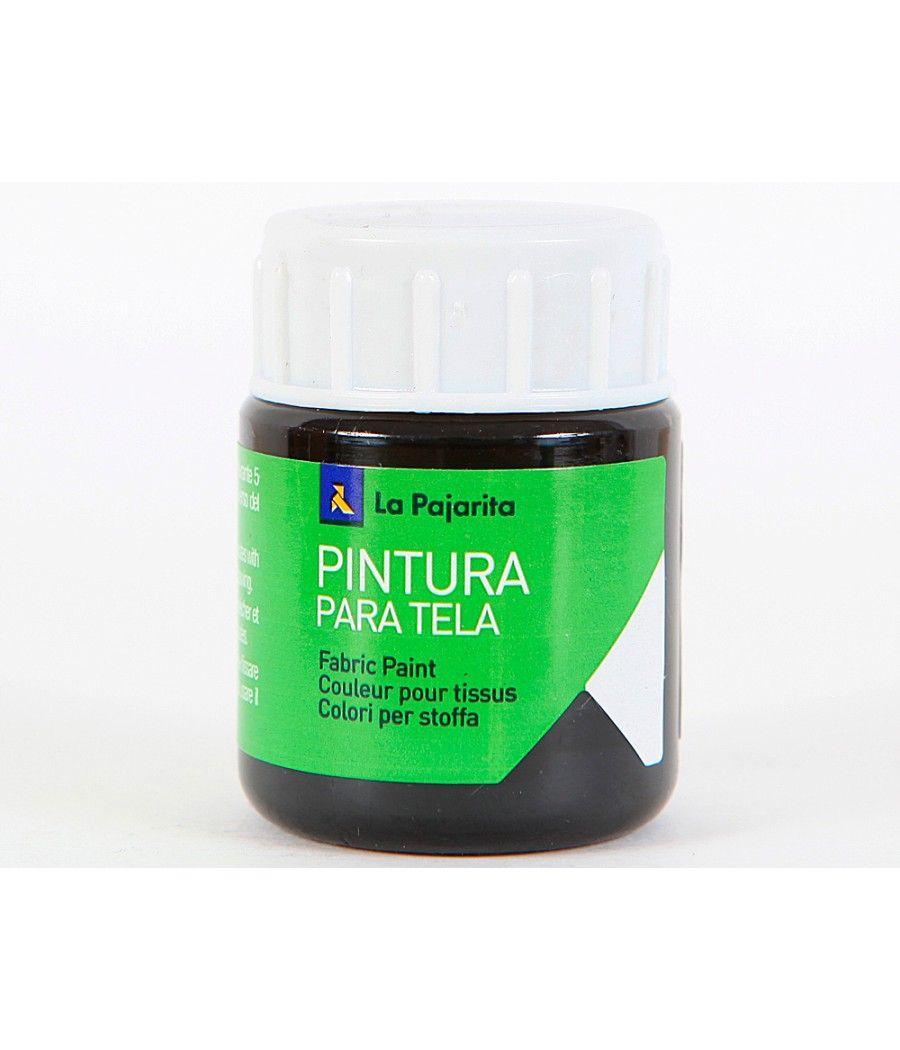 Pintura para tela la pajarita negro 25 ml - Imagen 2