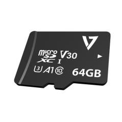 V7 Tarjeta Micro-SDXC U3 V30 A1 Clase 10 de 64GB + adaptador - Imagen 1