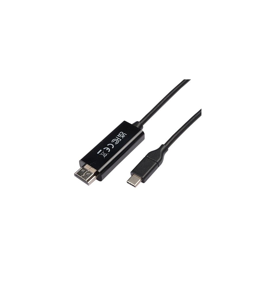 V7 V7UCHDMI-1M adaptador de cable de vídeo USB Type-C 3.2 Gen 1 HDMI Negro - Imagen 2