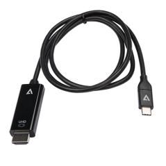 V7 V7UCHDMI-1M adaptador de cable de vídeo USB Type-C 3.2 Gen 1 HDMI Negro - Imagen 6