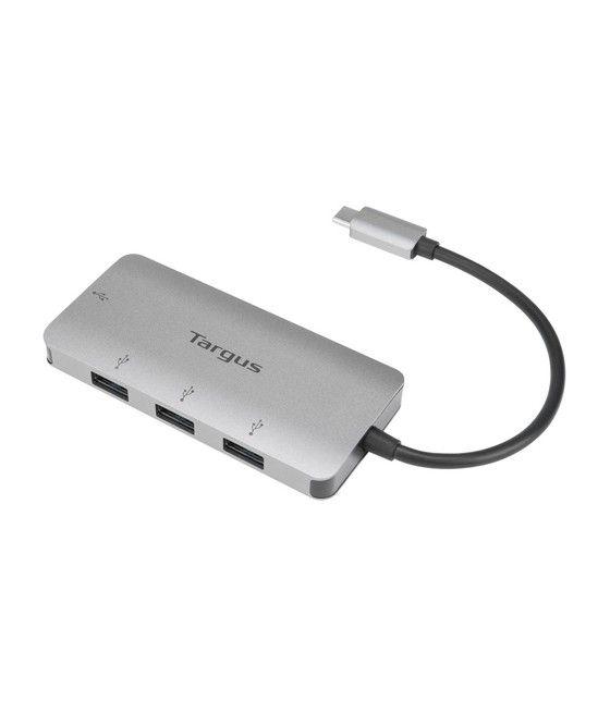 Targus ACH226EU hub de interfaz USB 3.2 Gen 1 (3.1 Gen 1) Type-C 5000 Mbit/s Plata - Imagen 6