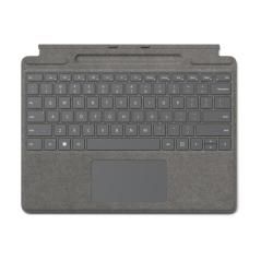 Microsoft Surface Pro Signature Keyboard Platino Microsoft Cover port QWERTY Español - Imagen 1
