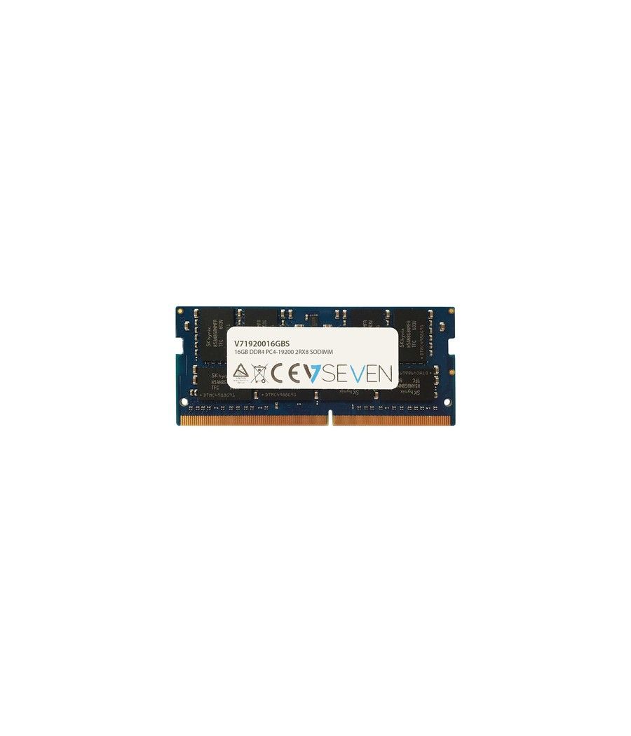 V7 16GB DDR4 PC4-19200 - 2400MHz SO-DIMM módulo de memoria - V71920016GBS - Imagen 1